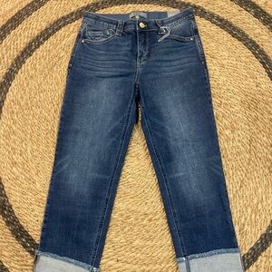 Wit & Wisdom Women's Blue Denim Jeans- size 4P